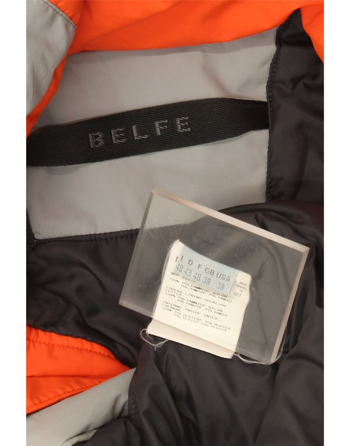 Giacca a vento da uomo Belfe UK 38 Poliammide color block grigio medio