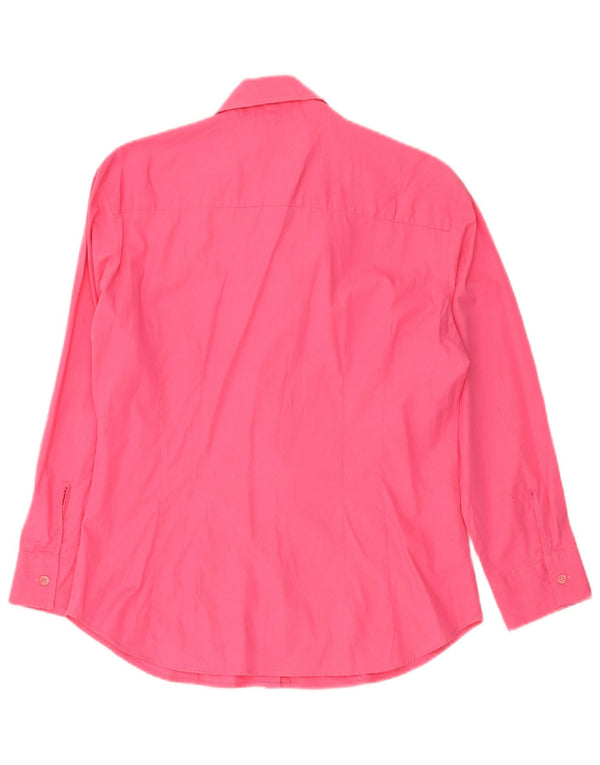 Camicia Donna Benetton Large Rosa In Cotone