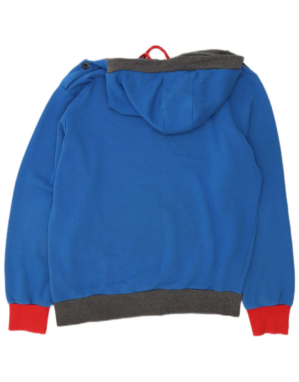 Maglione con cappuccio militare da uomo Sergio Tacchini 2XL Blu Colourblock