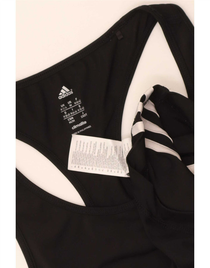Canotta Adidas Climalite da donna UK 12/14 poliestere nero medio