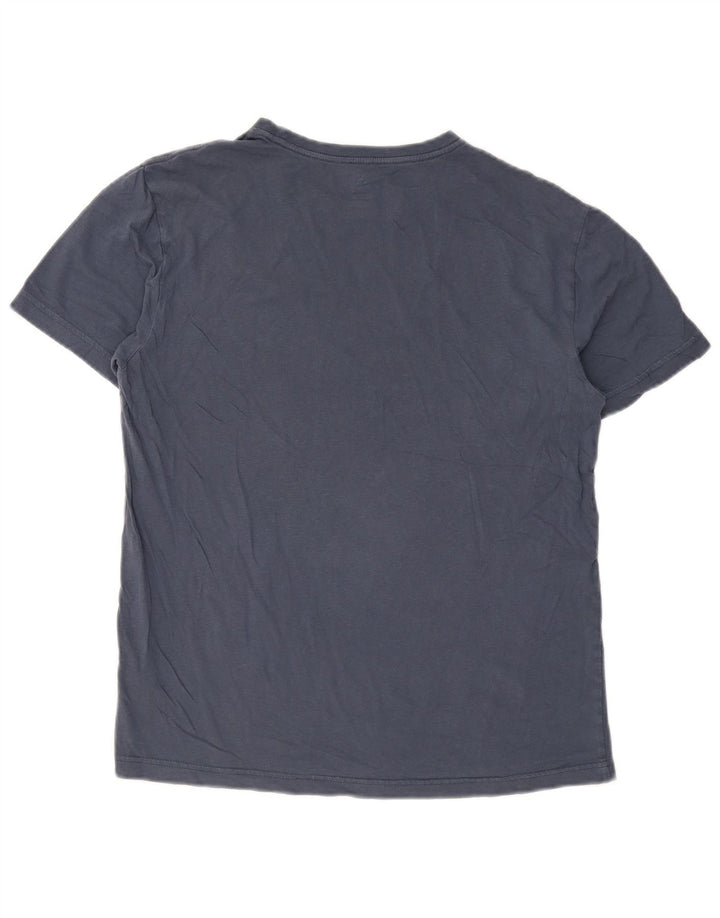 T-shirt grafica da uomo Hurley Top Small in cotone blu navy