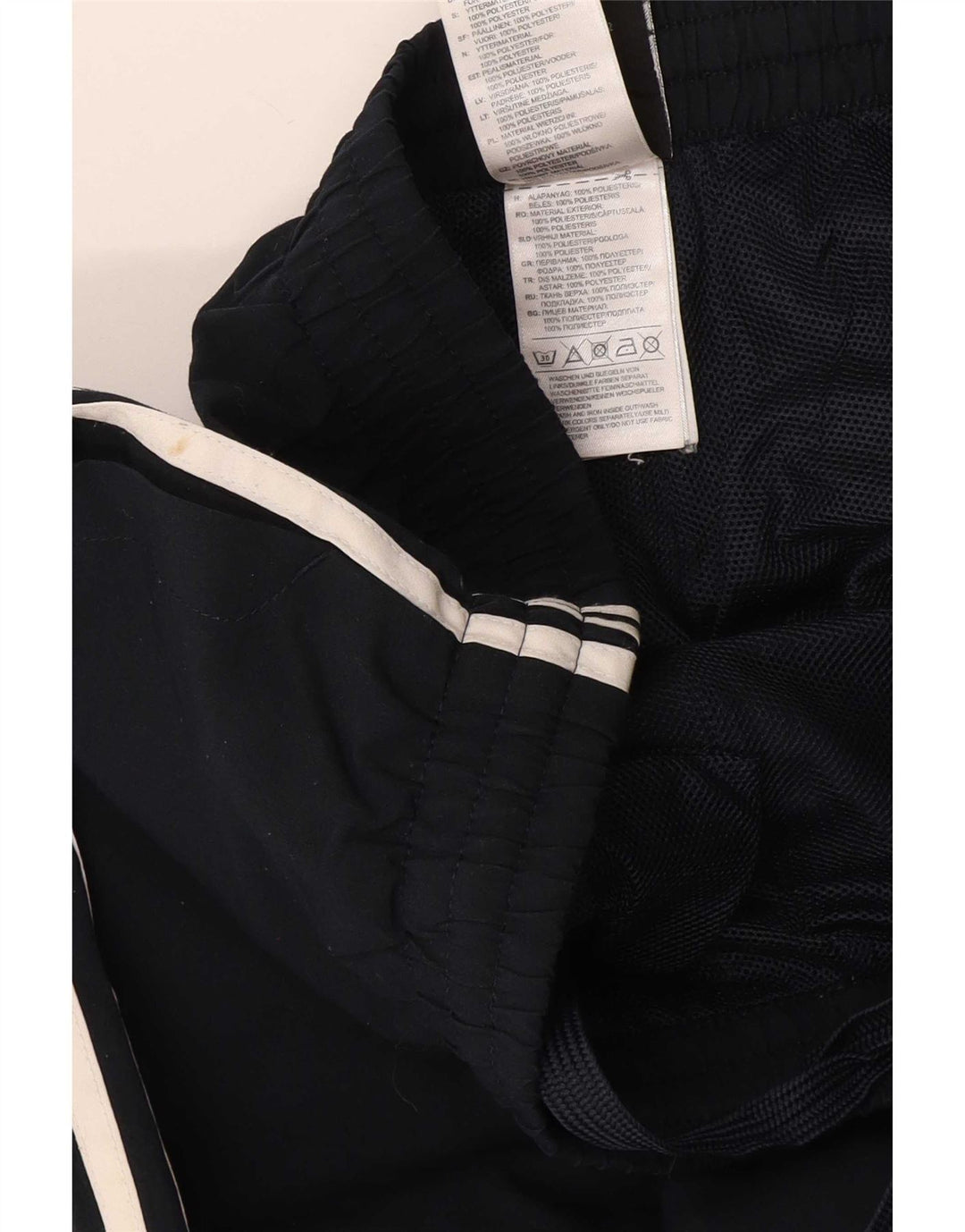 Pantaloni della tuta da donna Adidas Clima 365 UK 14 poliestere blu navy medio