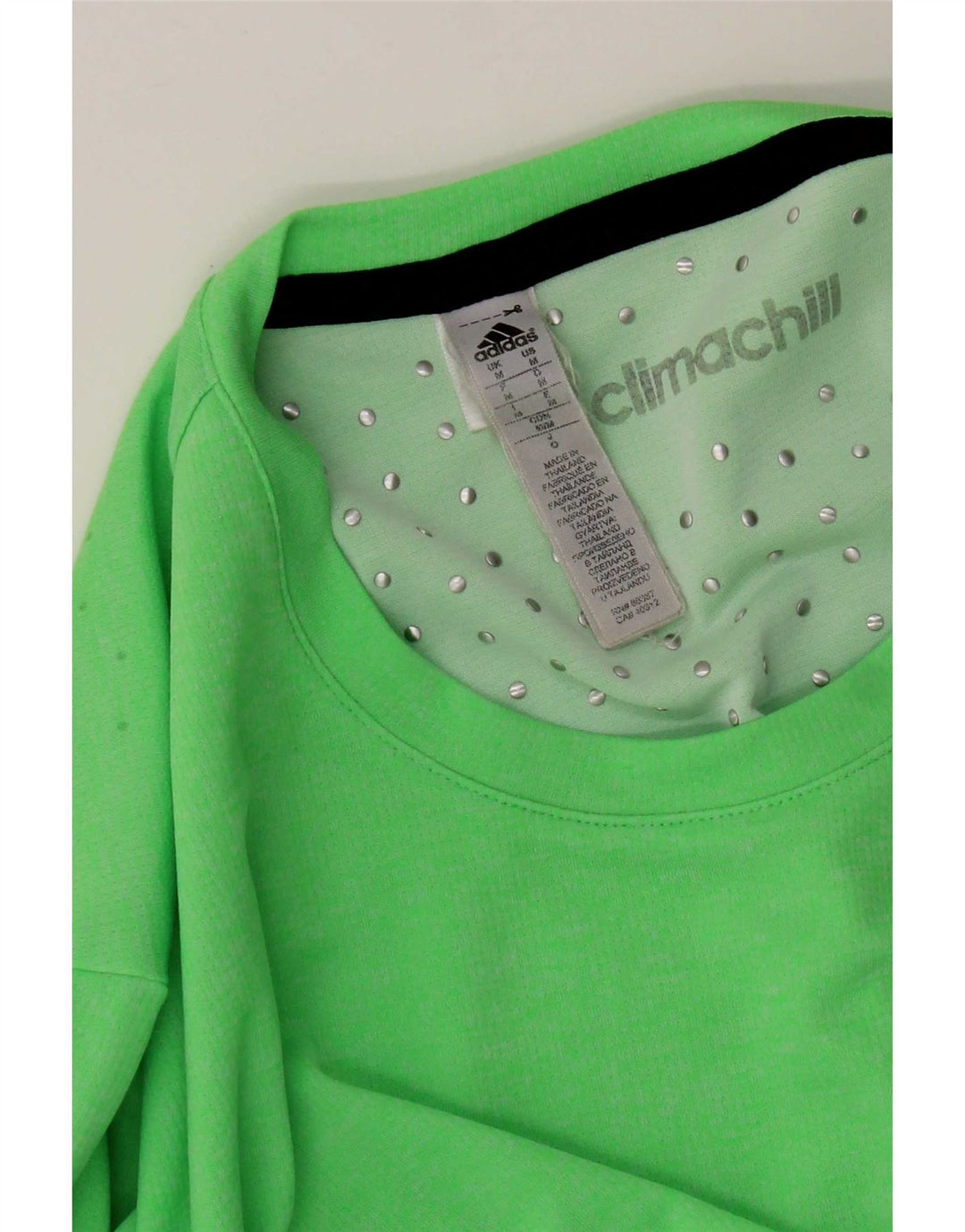 Maglietta grafica Adidas Climachill da uomo, colore verde medio