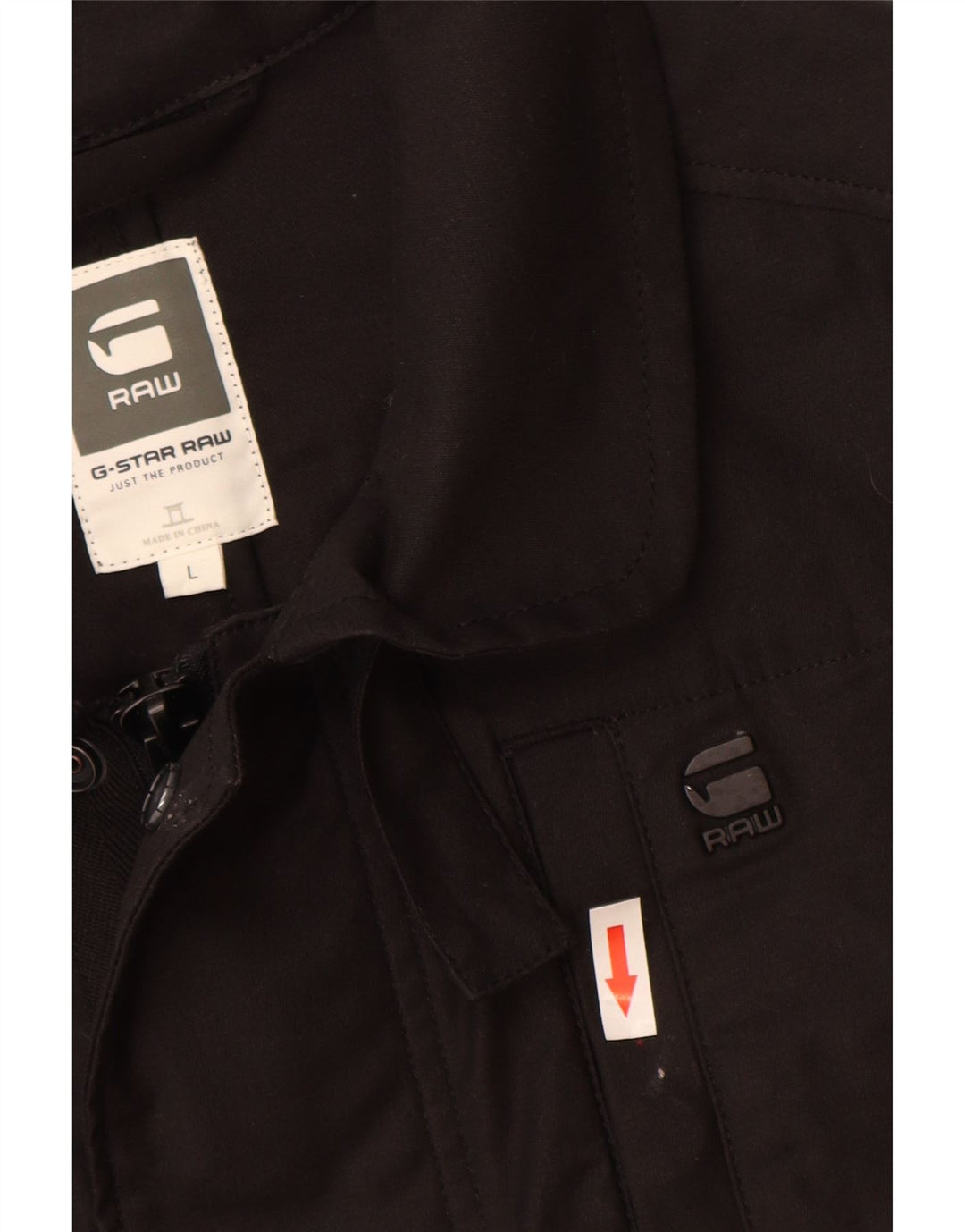 Giacca utility da uomo G-Star UK 40 grande cotone nero