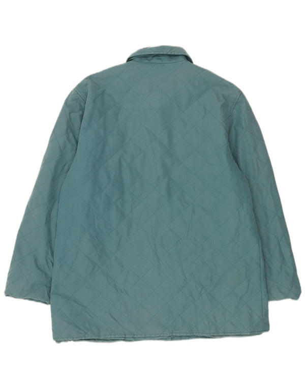Orvis Womens Quilted Jacket UK 16 Large Blue Polyester