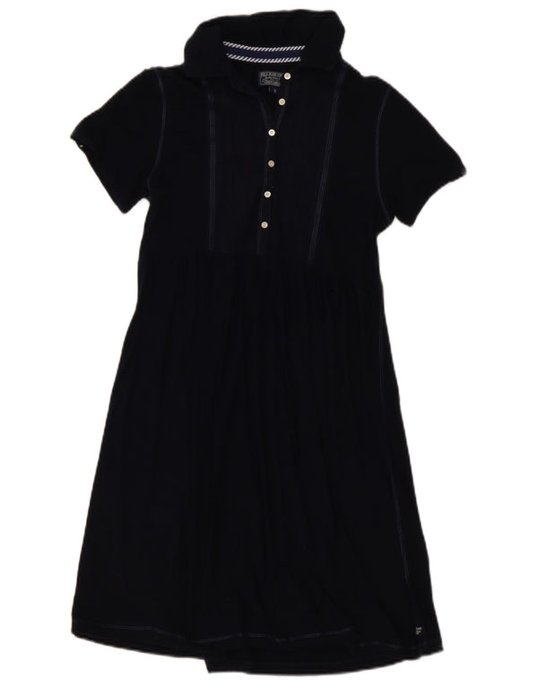 Abito polo da donna Polo Ralph Lauren UK 10 piccolo in cotone blu navy