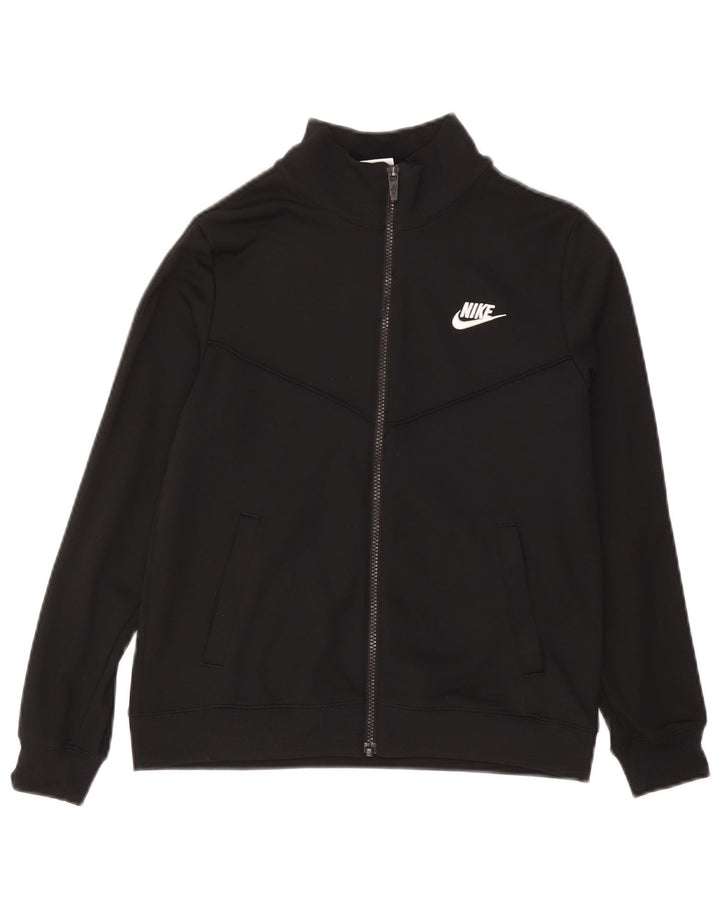 Giacca da tuta Nike da ragazzo, 12-13 anni, grande, nera, in poliestere
