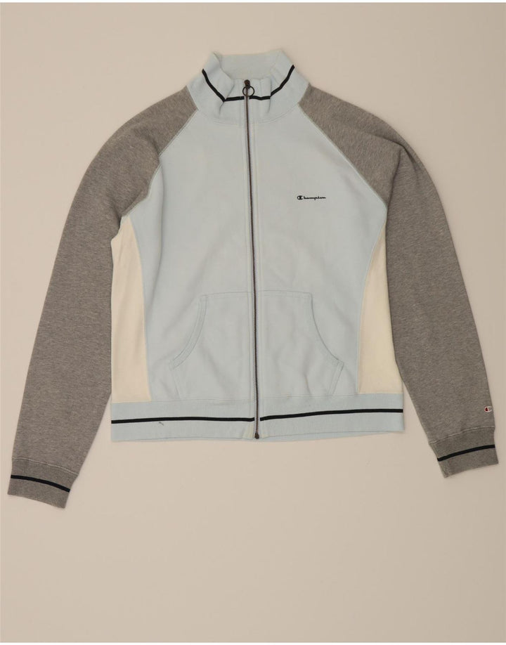 CHAMPION Womens Tracksuit Top Jacket UK 18 XL Multicoloured Colourblock Vintage Champion and Second-Hand Champion from Messina Hembry 