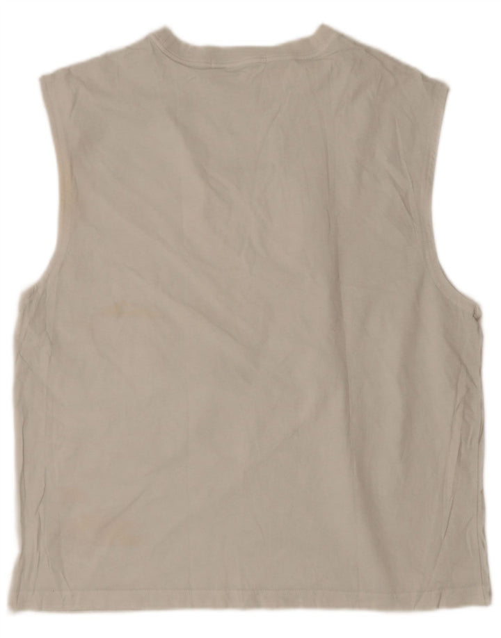 Canotta da uomo Calvin Klein Jeans grande in cotone grigio