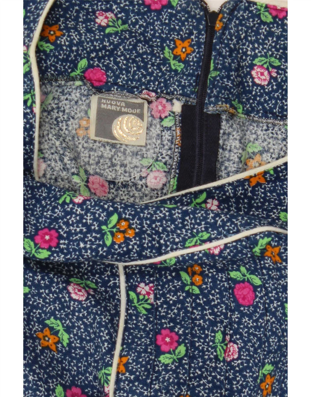 Abito lungo da donna Nuova Moda IT 44 Blu medio floreale