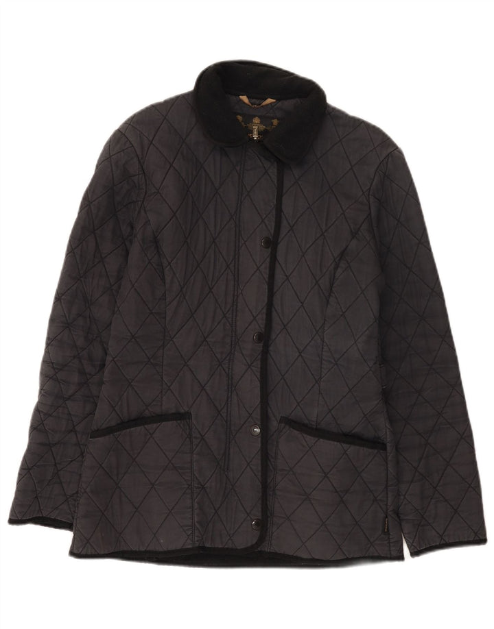 Giacca trapuntata da donna Barbour UK 8 Small Blu Navy