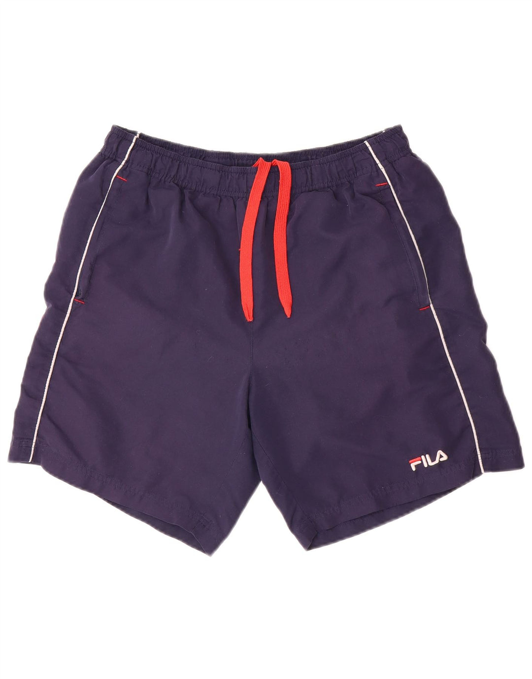 Pantaloncini sportivi grafici da uomo Fila poliestere medio blu navy