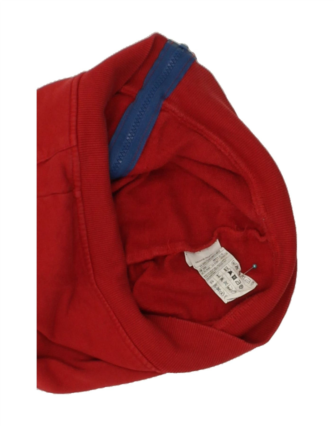BENETTON Boys Graphic Tracksuit Top Jacket 8-9 Years Red Cotton Vintage Benetton and Second-Hand Benetton from Messina Hembry 