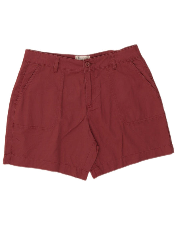 Pantaloncini chino da donna Mountain Warehouse UK 10 piccoli W30 cotone rosso