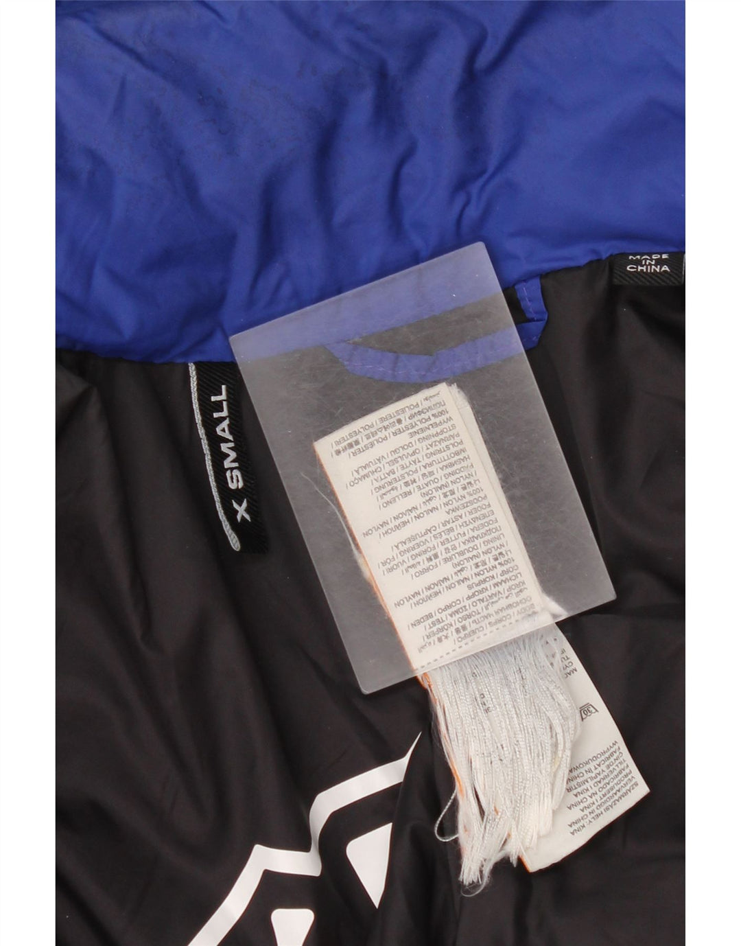 Giacca imbottita con cappuccio da donna Superdry UK 10 Small nylon blu