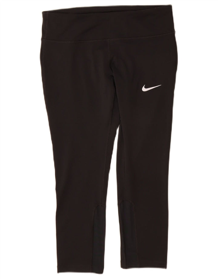 Leggings Nike Dri Fit Capri da donna UK 12 medio nero