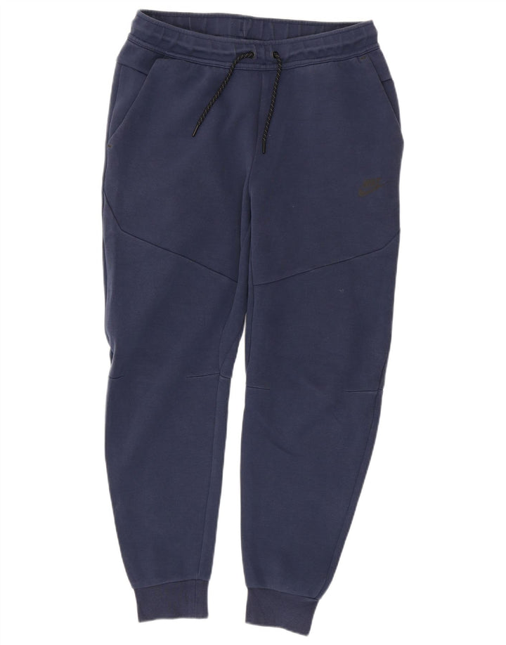 Pantaloni da tuta da uomo Nike Joggers medio cotone blu navy
