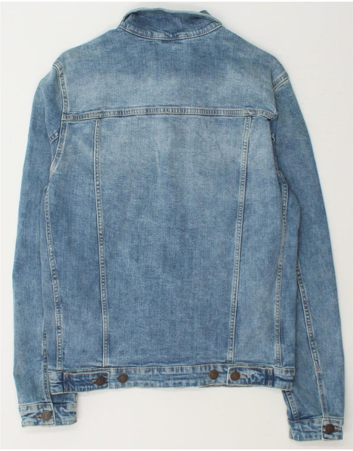 JACK & JONES Mens Denim Jacket UK 38 Medium Blue Cotton Vintage Jack & Jones and Second-Hand Jack & Jones from Messina Hembry 