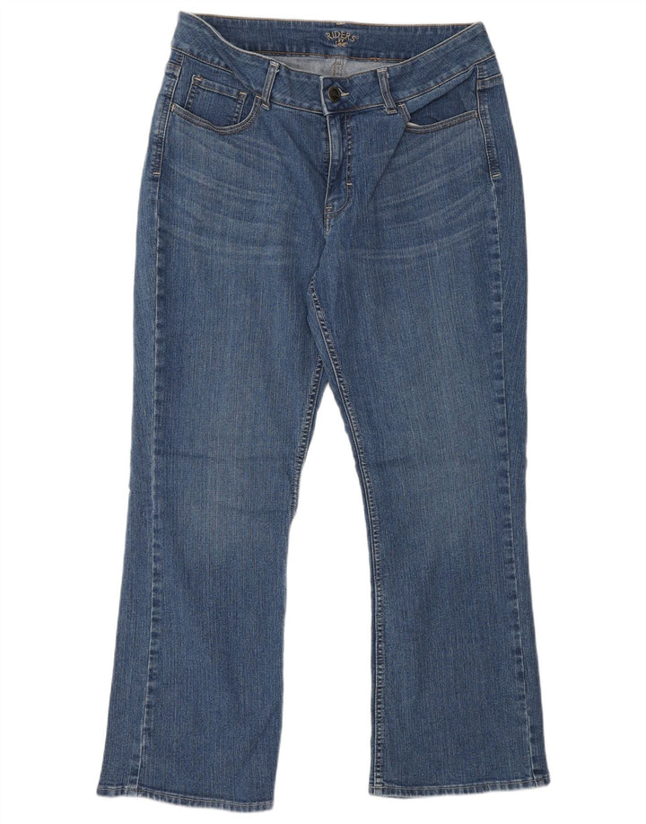 Jeans Lee Riders Bootcut da donna US 12 Large W34 L28 Cotone blu