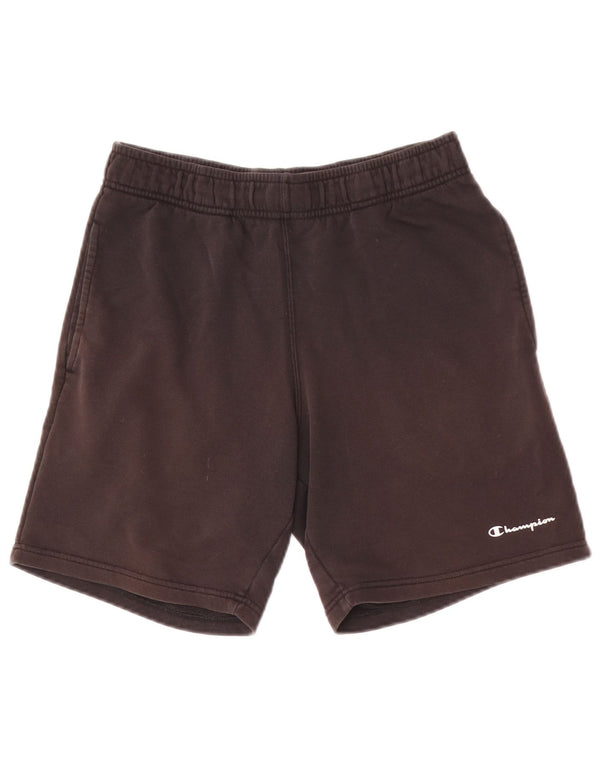 Pantaloncini sportivi da uomo Champion piccoli in cotone nero