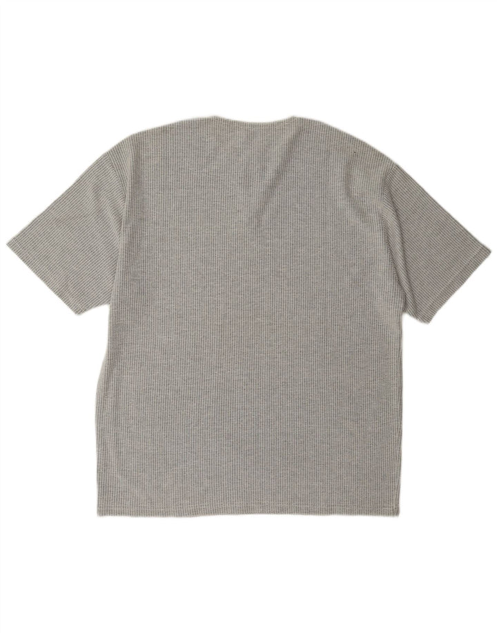 T-shirt vintage da uomo grande grigia