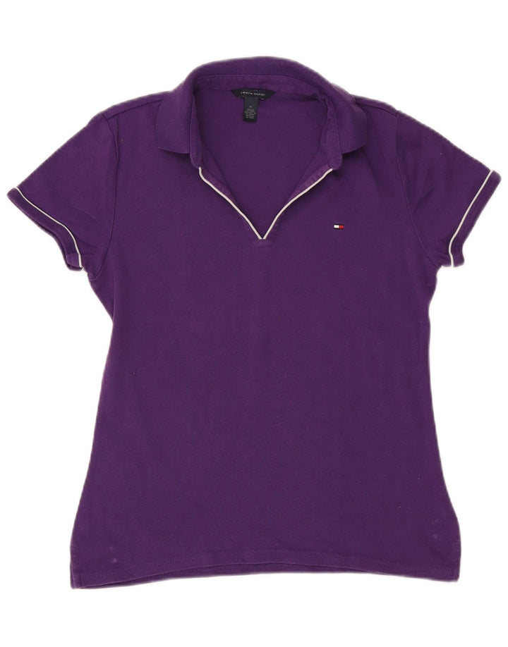 Polo da donna Tommy Hilfiger UK 12 viola medio