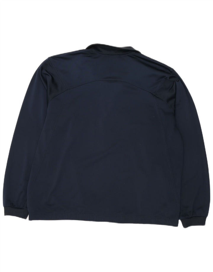 Giacca da tuta da uomo ADIDAS UK 44/46 Large in poliestere blu navy