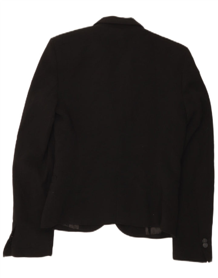 Giacca blazer a 1 bottone da donna Zara UK 6 XS nera