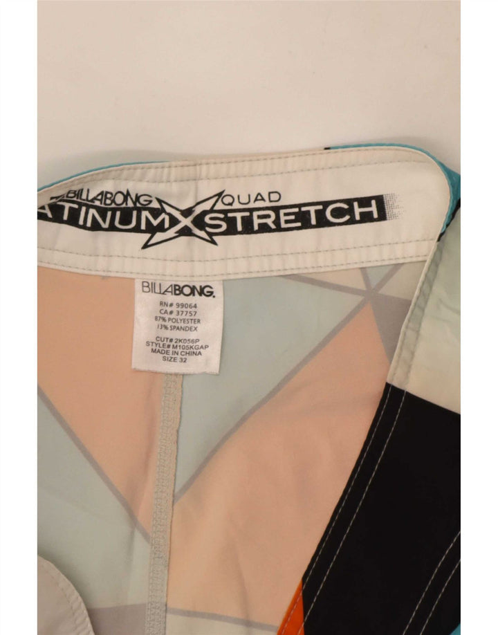 Pantaloncini da bagno da uomo Billabong Poliestere geometrico multicolore medio