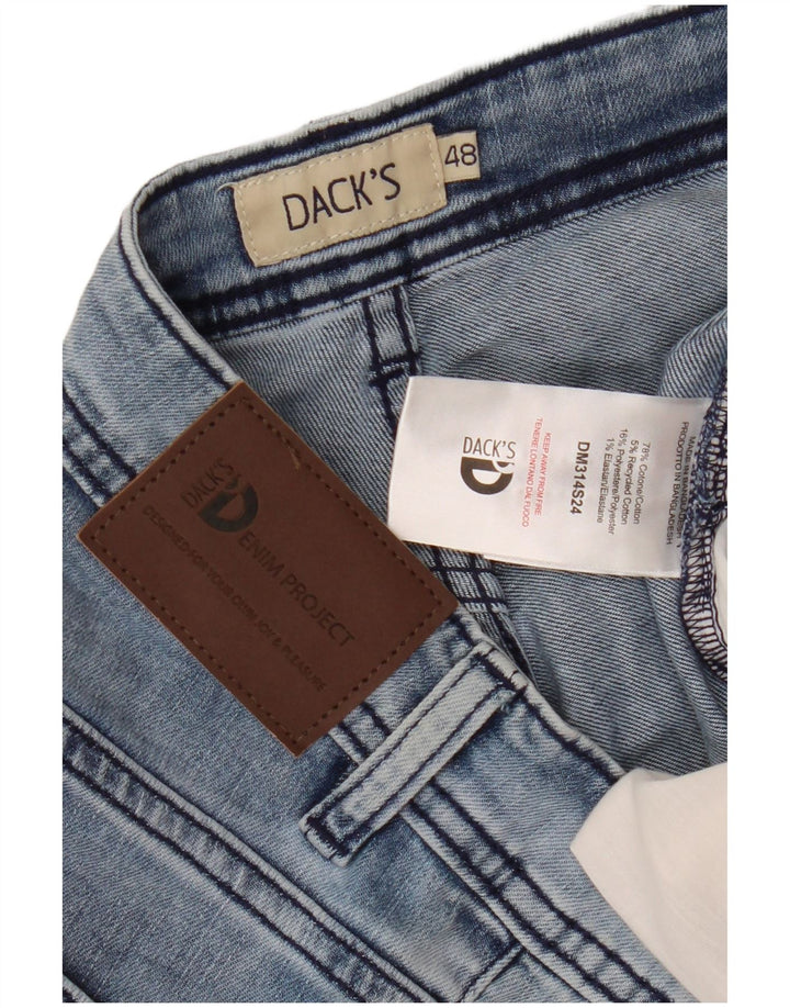 Jeans affusolati da donna Dack IT 48 XL W34 L32 Cotone blu
