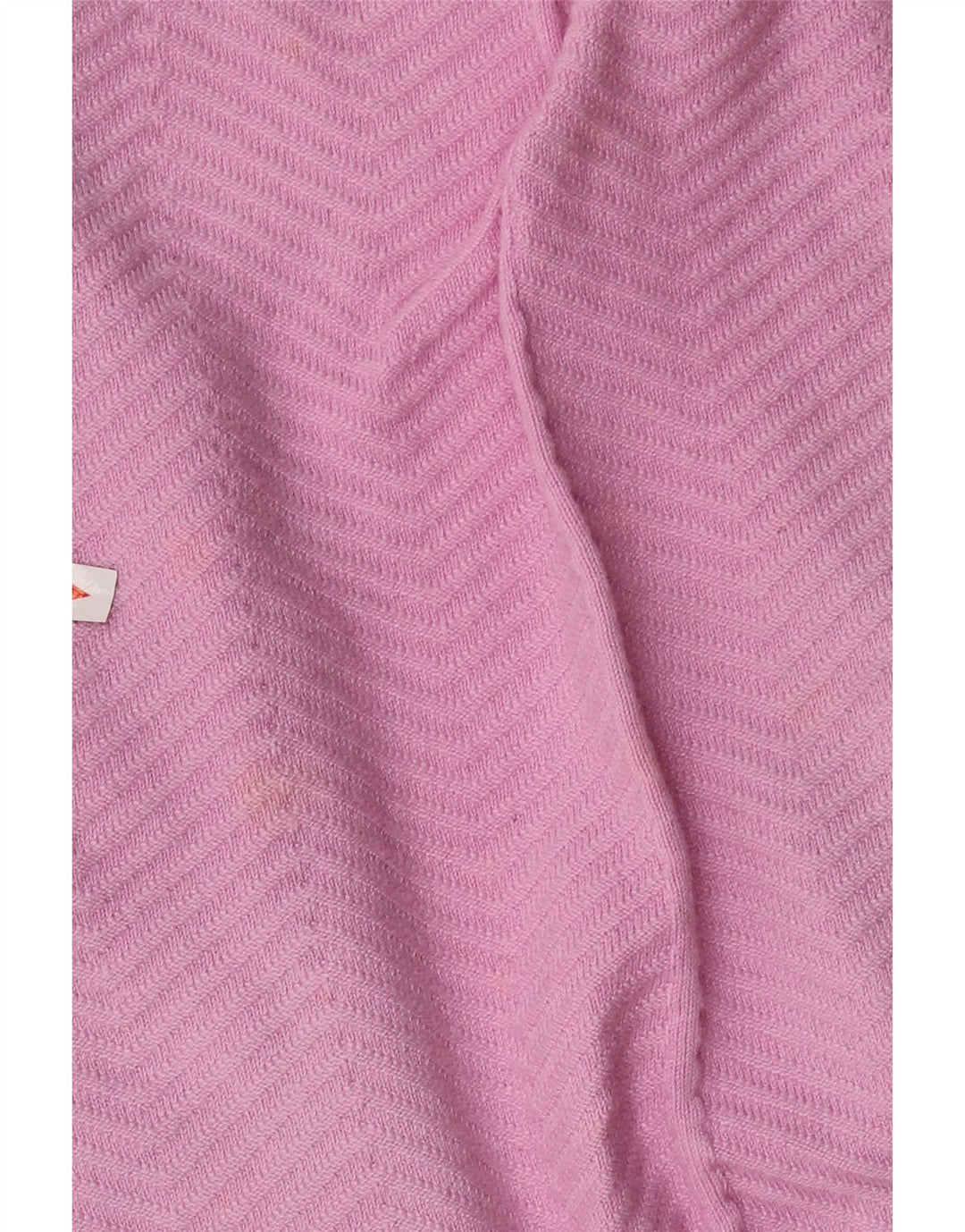 MARKS & SPENCER Maglione cardigan aperto da donna UK 10 Piccolo Chevron rosa