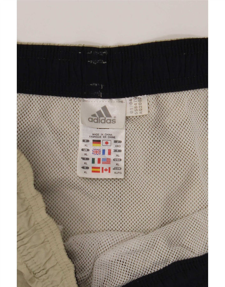Pantaloncini da bagno da uomo Adidas XL Beige in poliammide
