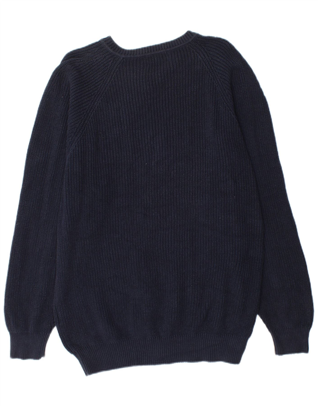 Maglione Kappa da uomo con scollo a V, cotone medio blu navy
