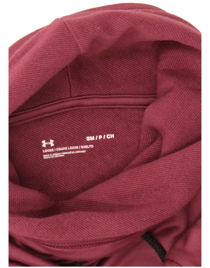 Felpa oversize da donna UNDER ARMOUR UK 10 piccola bordeaux