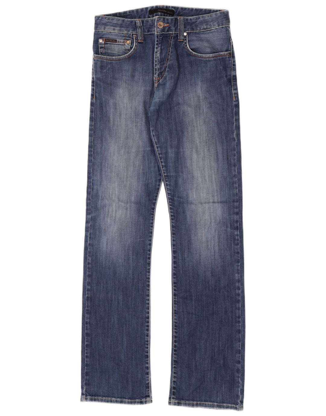 Jeans dritti da donna Calvin Klein W30 L34 Blu