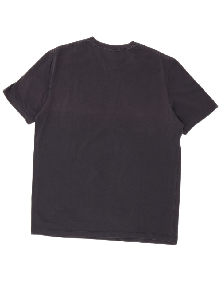 TRUSSARDI JEANS T-shirt Uomo Top Media Nera in Cotone
