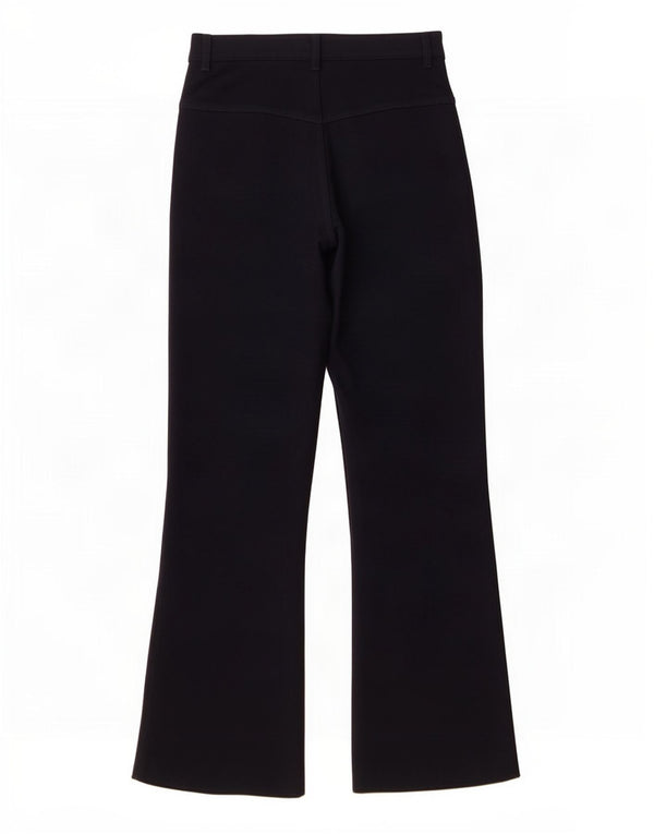 Pantaloni casual svasati da donna vintage W28 L31 Blu navy