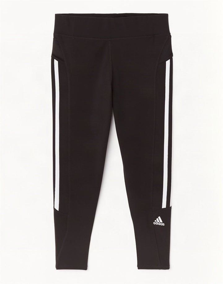 Leggings Adidas Climalite Capri da donna UK 8 Small Poliestere nero