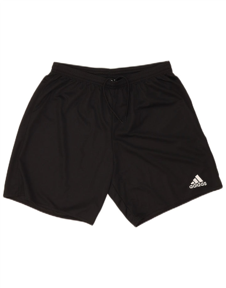 Pantaloncini sportivi ADIDAS Aeroready da uomo, grandi, in poliestere nero