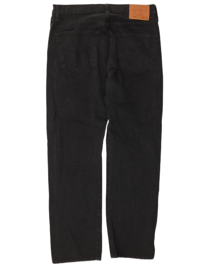 Levi's Uomo 501 Jeans dritti W32 L30 Cotone Nero