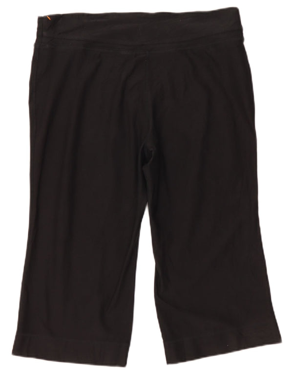 Nike Womens Dri Fit Capri Tracksuit Trousers US 12/14 Large Black