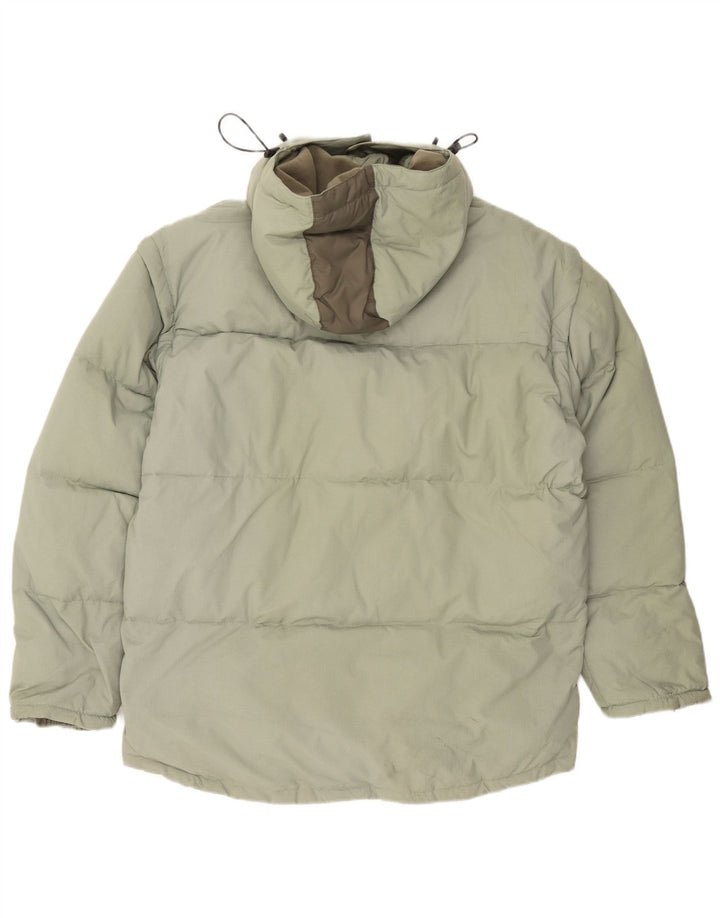 Giacca imbottita con cappuccio Fila da uomo UK 44 2XL Verde Colourblock