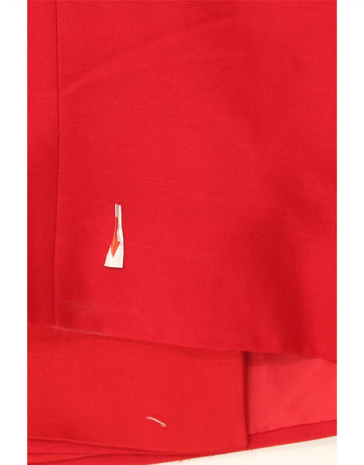 Giacca blazer doppiopetto corta da donna Ferre UK 14 rossa media