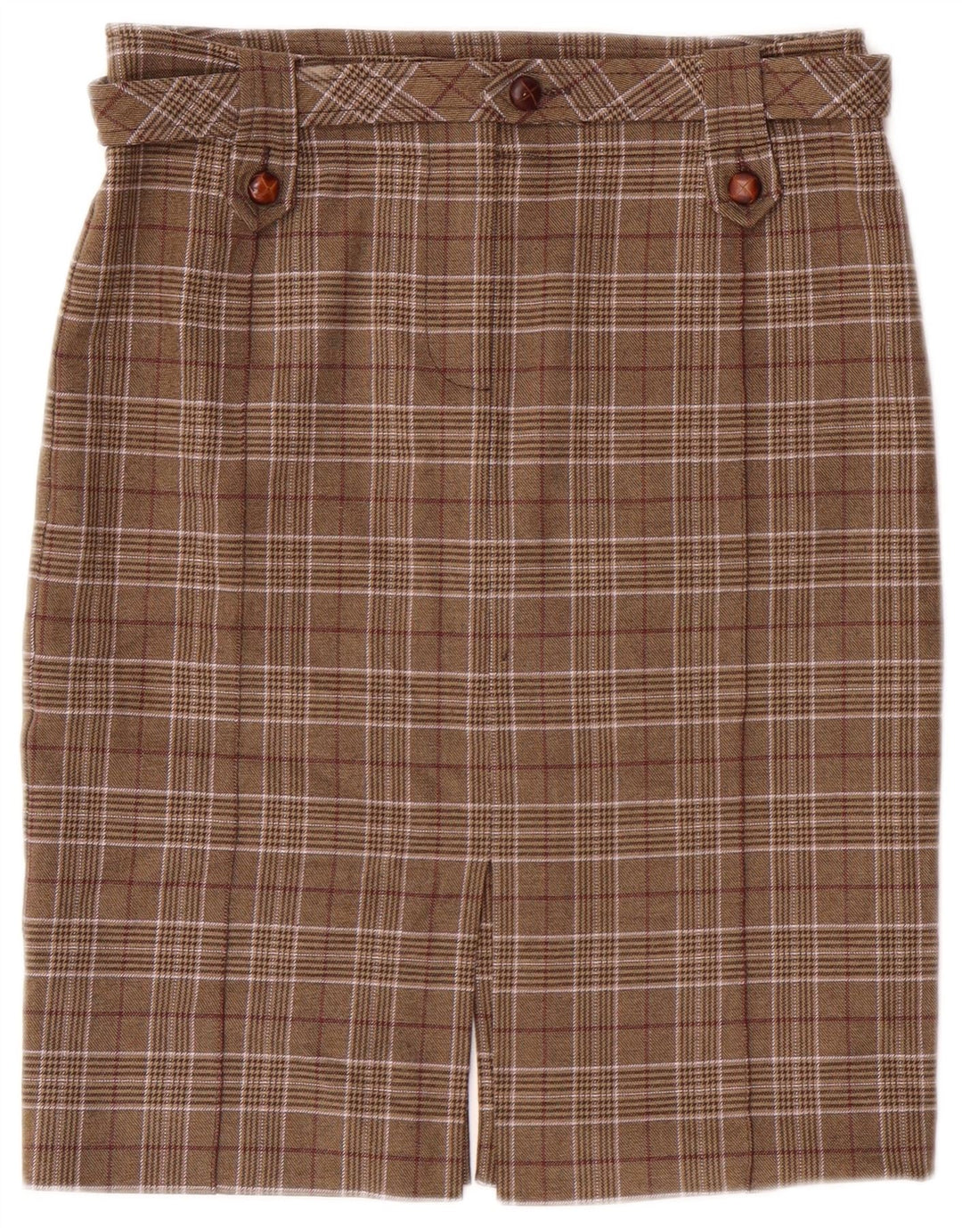 Gonna tubino da donna Max & Co. IT 38 piccola classica scozzese marrone