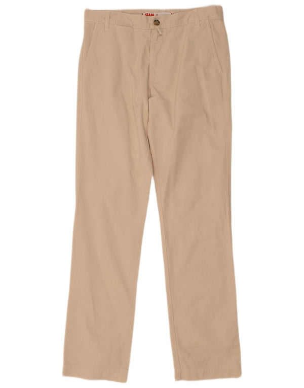 Pantaloni chino dritti da uomo Slam IT 48 medio W34 L35 cotone beige