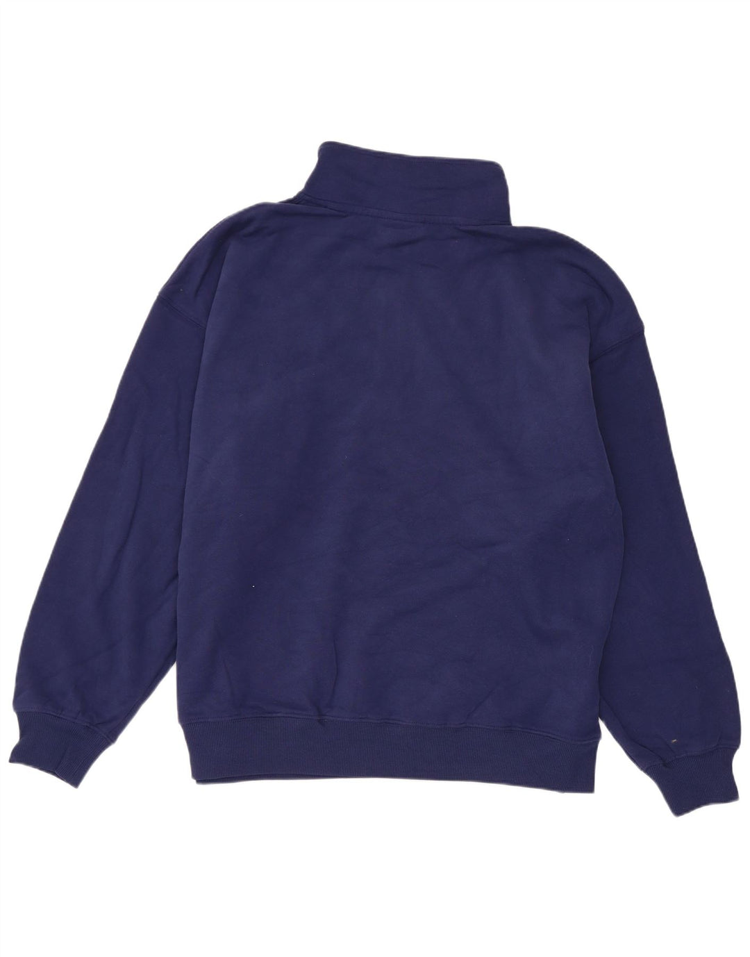 Felpa da donna oversize con collo e zip Champion, taglia UK 14, medio, blu navy