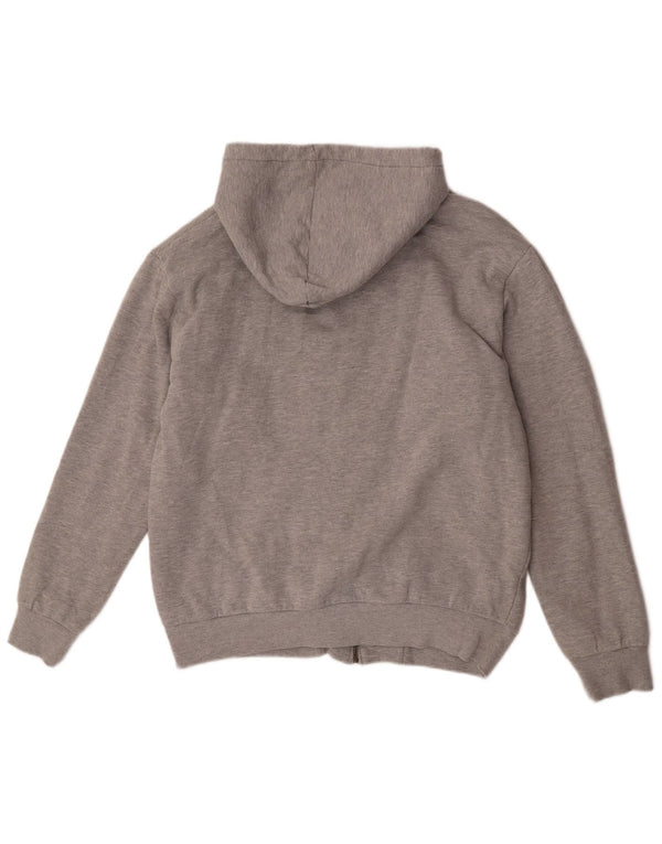 Dickies Maglione con cappuccio e zip Sherpa da uomo di grandi dimensioni in cotone grigio