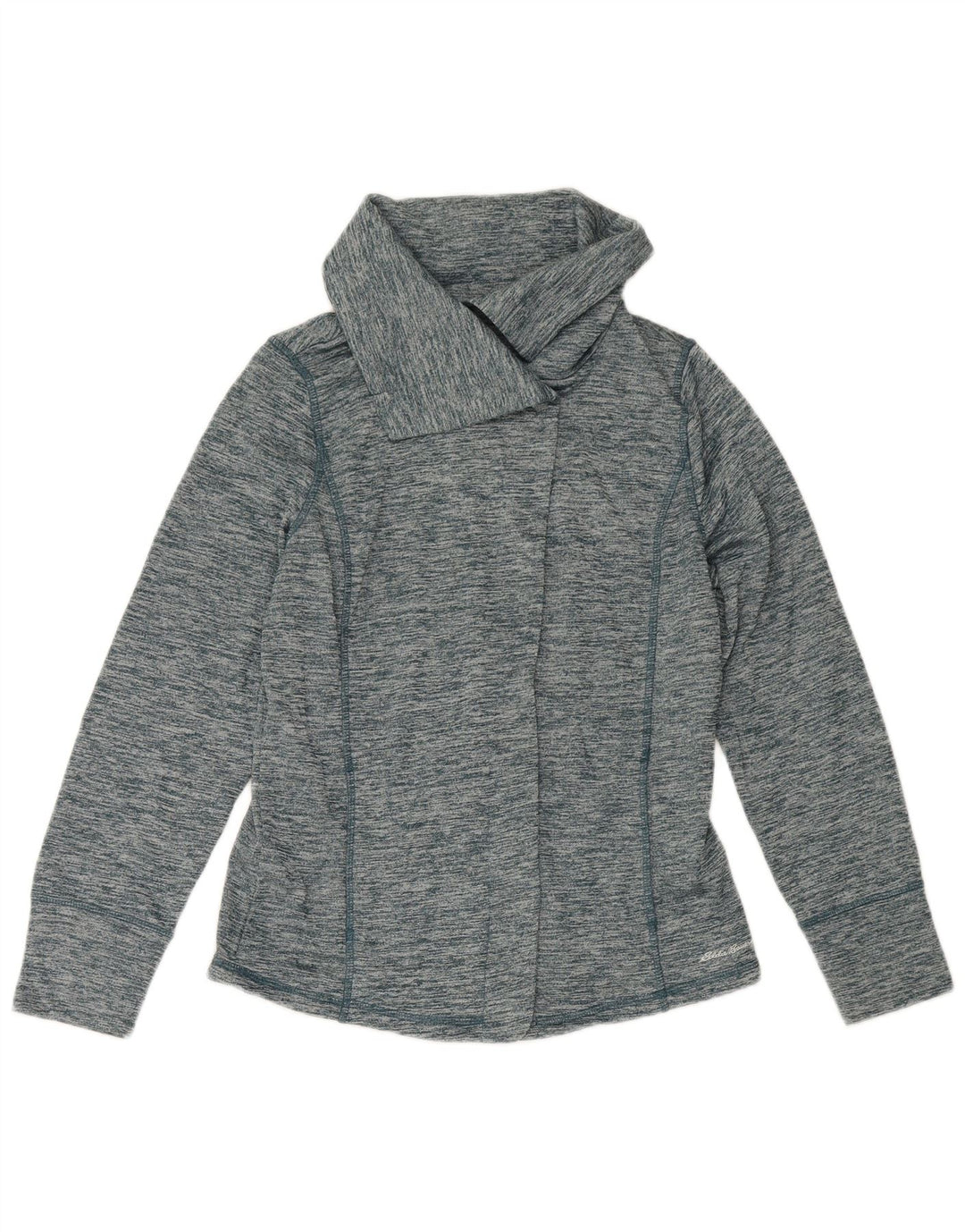 Giacca da tuta da donna Eddie Bauer UK 16 Grande poliestere screziato blu