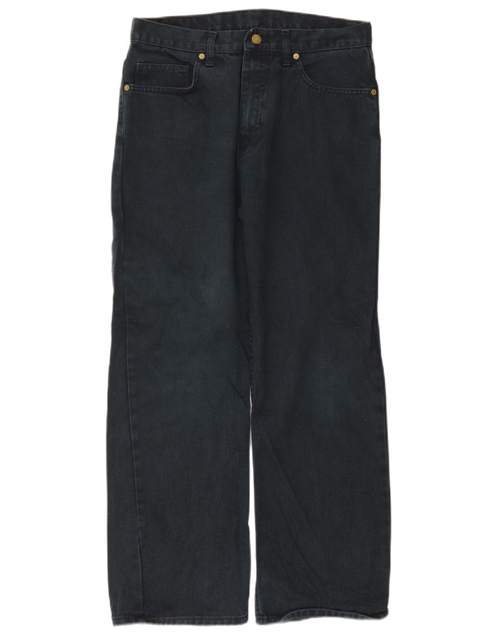 Jeans dritti da uomo Marks & Spencer W32 L29 cotone blu navy