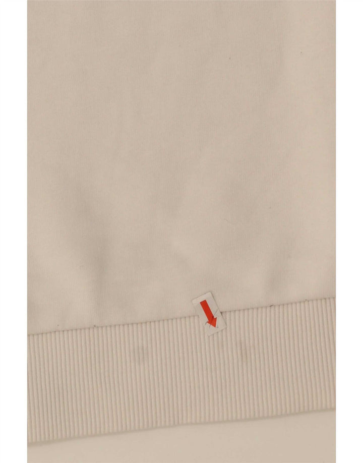 Fila Felpa da uomo Maglione Small White Colourblock in cotone